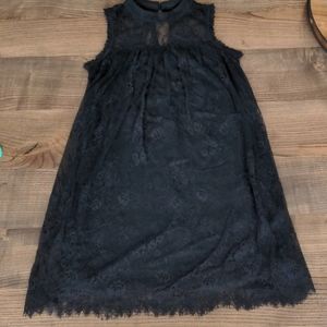 Euc black lace dress